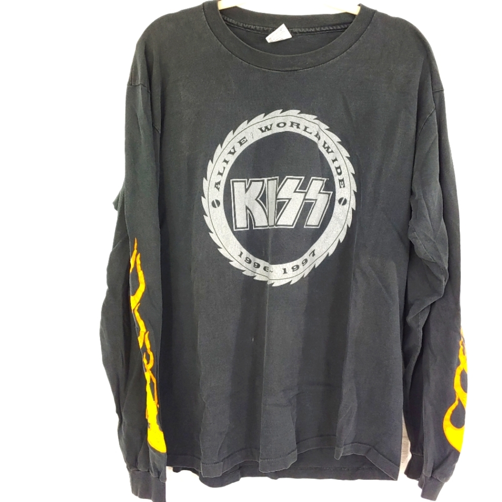 KISS ALIVE WORLDWIDE 1996-1997 CONCERT TOUR LONG SLEEVE SHIRT